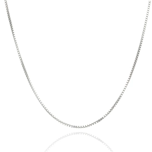 Fehér arany nyaklánc 40 cm - KVD012-W-40
