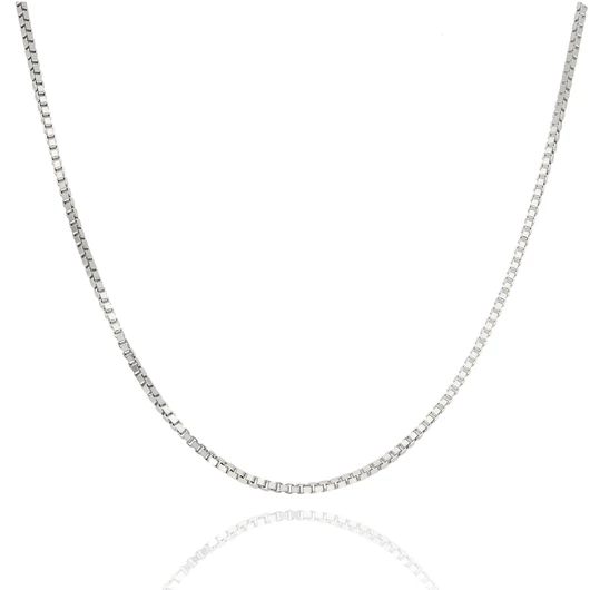 Fehér arany nyaklánc 40 cm - KVD015-W-40