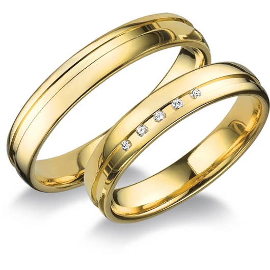 Arany női karikagyűrű 53-as méret - RA421S/N/53-DB