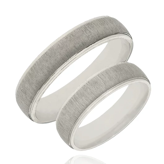Ezüst női karikagyűrű 53-as méret - S555/N/53-DB
