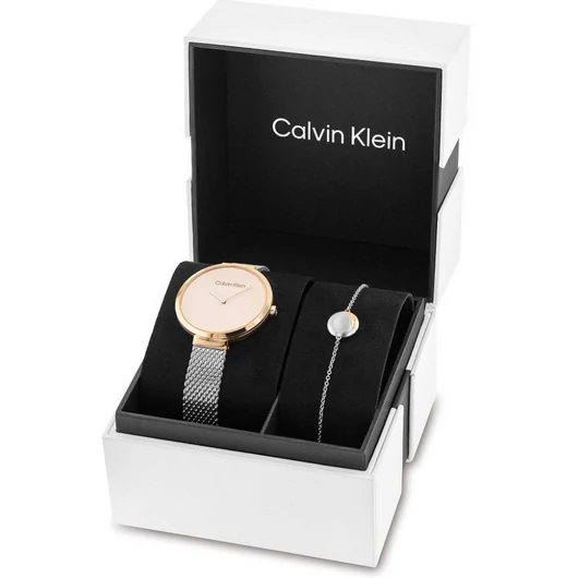 Calvin Klein Sculptural női óra szett - CK35700005