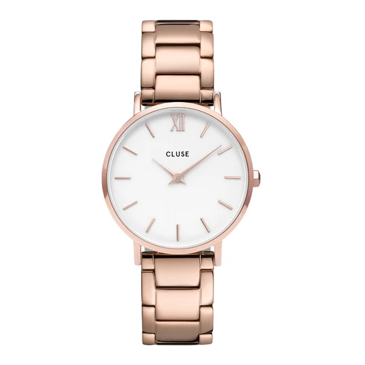 Cluse Minuit Steel White Rose Gold női óra - CW0101203027