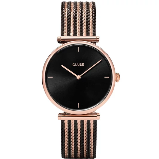 Cluse Triomphe Mesh Bicolour Rose Gold Black női óra - CW0101208005