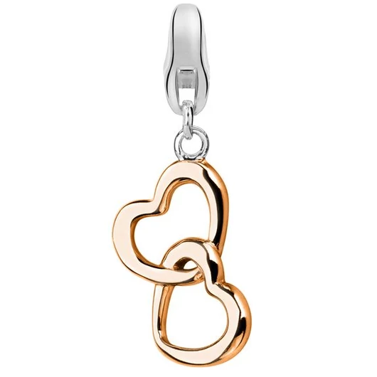 Dream Dupla Szív charm - DC-668