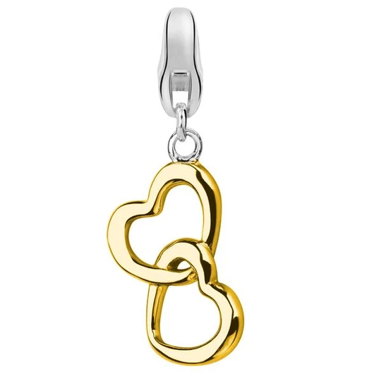 Dream Dupla Szív charm - DC-669