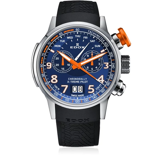 Edox Chronorally BMW X-Treme Pilot férfi óra - 38001-TINOCA-BUO3