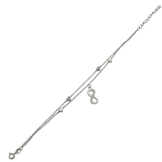 Ezüst karkötő 20 cm - 07118-12