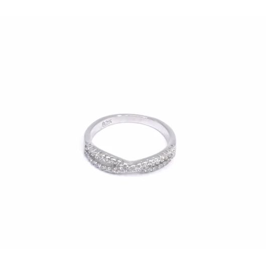 Diana Silver ezüst gyűrű 56-os méret - R-0116-56