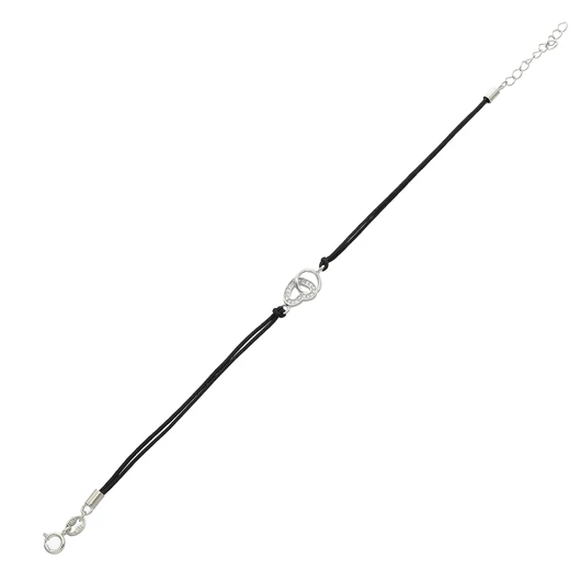 Ezüst szív karkötő 16 cm - 07BL139-07