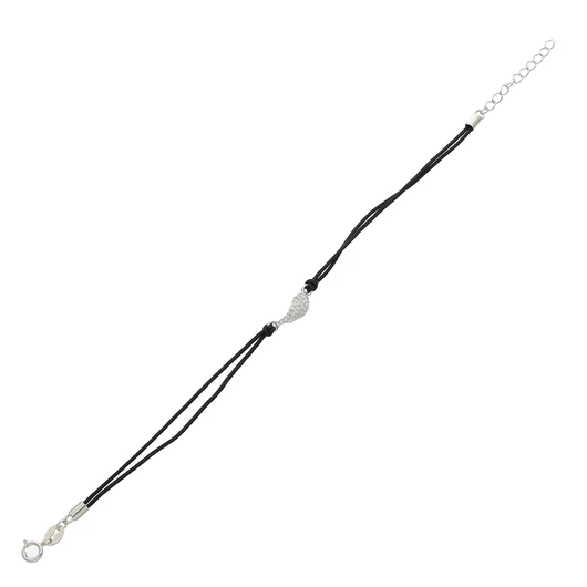 Ezüst szárny karkötő 16 cm - 07BL144-02