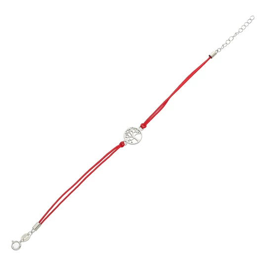 Ezüst Életfa karkötő 16 cm - 07RED143-02