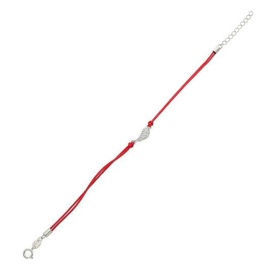 Ezüst szárny karkötő 16 cm - 07RED144-02