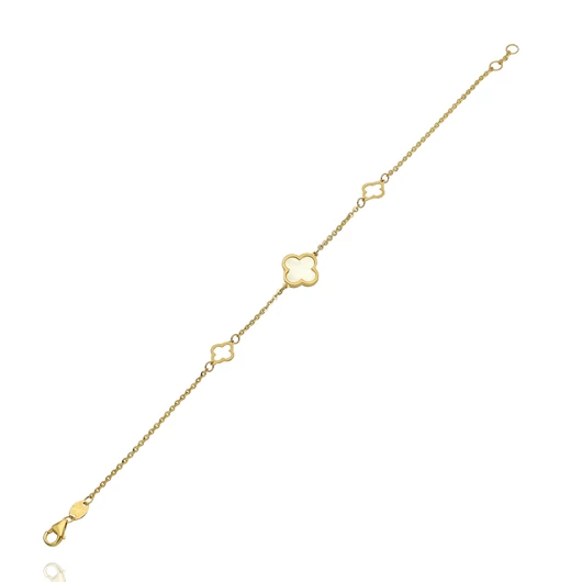 Arany lóhere karlánc 18 cm - 129-LP59-MP-BR-CLKL