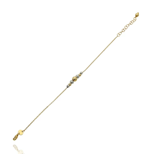 Arany karlánc 16-19 cm - A07SF118vbogyós