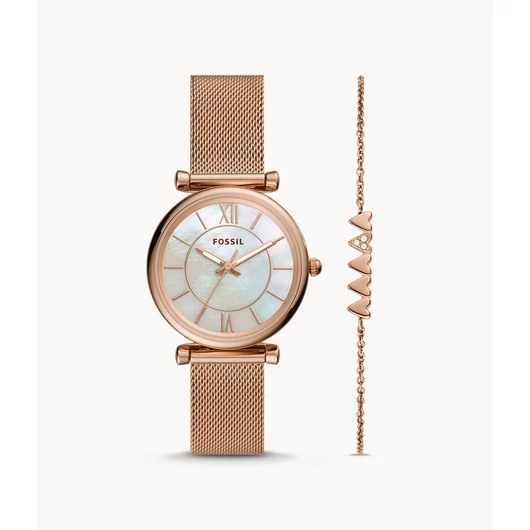 Fossil Carlie női óra szett - ES5058SET