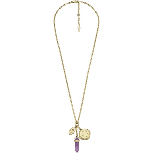 Fossil Modern & Magic Purple Amethyst női nyaklánc - JF04680710