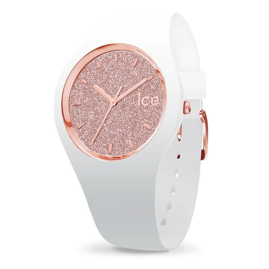 Ice-Watch ICE Glitter White Rose Gold Small óra - 001343
