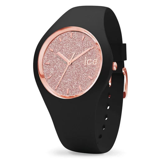 Ice-Watch ICE Glitter Black Rose Gold óra - 001353