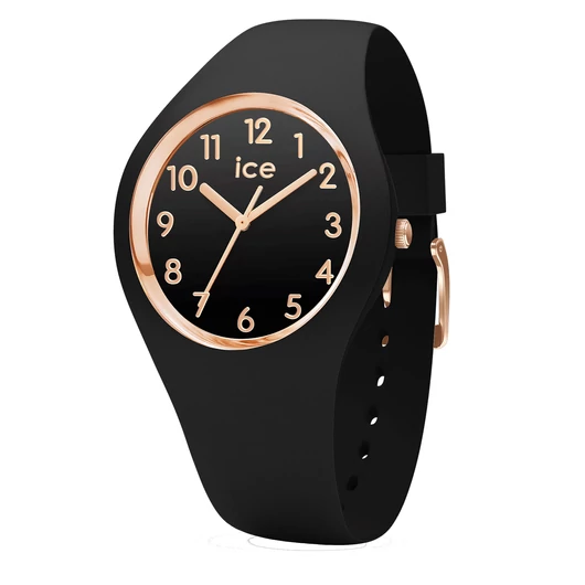 Ice-Watch Ice Glam Black Rose Gold Numbers Small óra - 014760