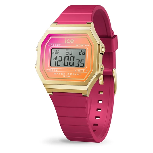 Ice-Watch Ice Digit Retro Fuschia Sunkissed Small óra - 022719