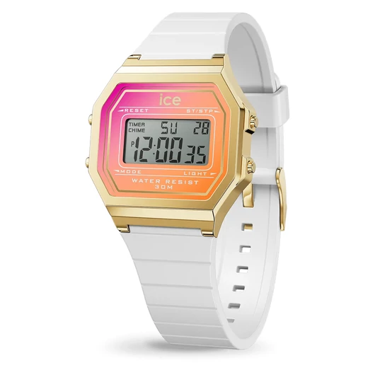 Ice-Watch Ice Digit Retro White Sunkissed Small óra - 022720
