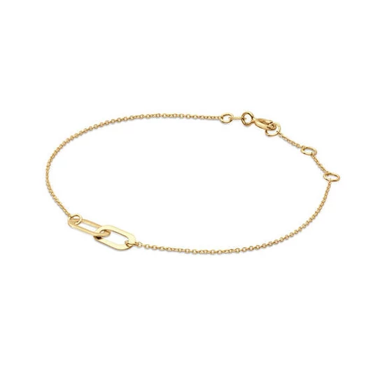 Jackie Gold Dupla láncszem arany karlánc - JKB24.462