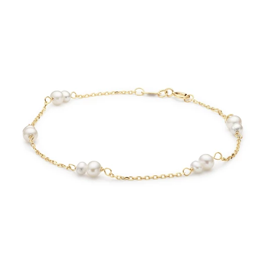 Jackie Gold Monte Carlo gyöngy arany karlánc - JKB25.506