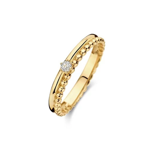 Jackie Gold Villa Cimbrone fehér Topáz arany gyűrű 54-es méret - JKR23.218-54