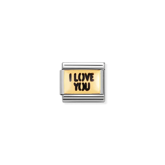 Nomination "I love You" charm - 030261-06