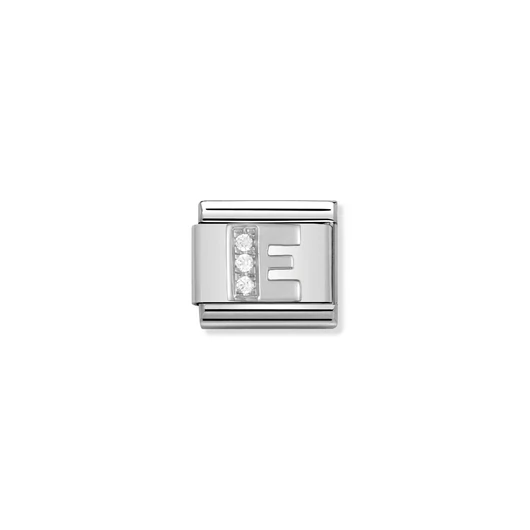 Nomination "E" betű charm - 330301-05
