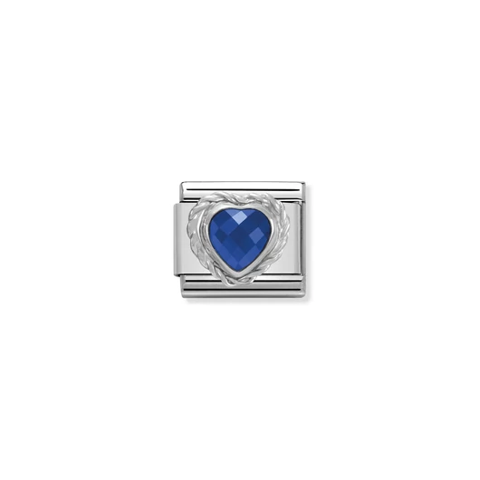 Nomination "Kék szív" charm - 330603-007