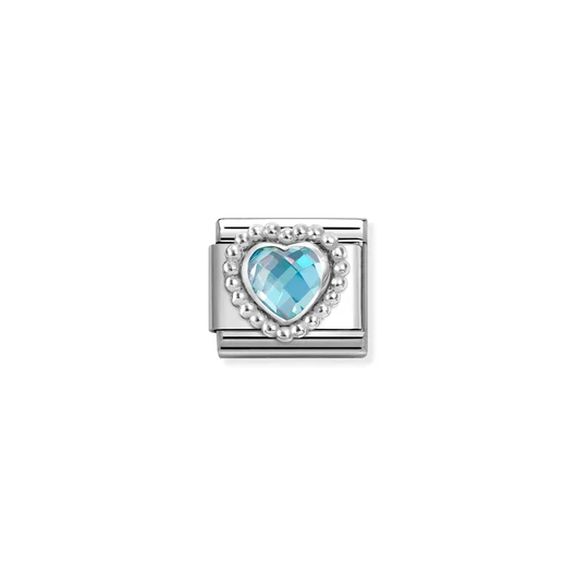 Nomination "Kék szív" charm - 330606-006