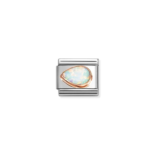 Nomination "Opál" Balra Csepp charm - 430513-07