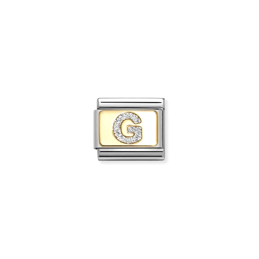 Nomination "G" betű charm - 030291-07