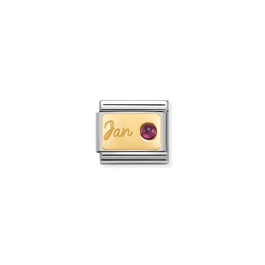 Nomination "Születéskő Január" charm - 030519-01