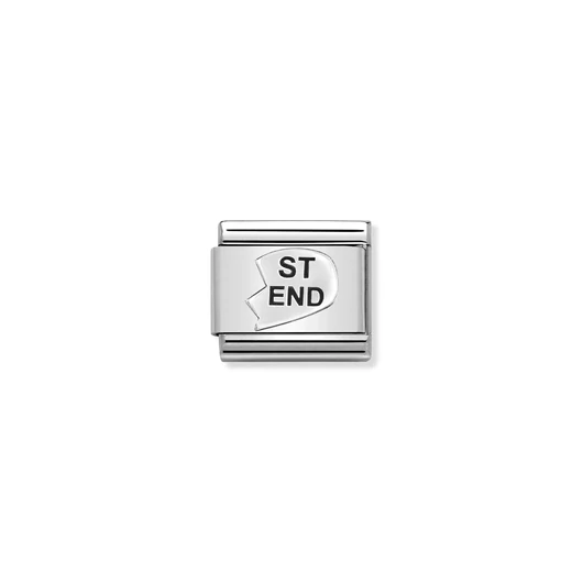 Nomination "ST-END tört szív" charm - 330101-43