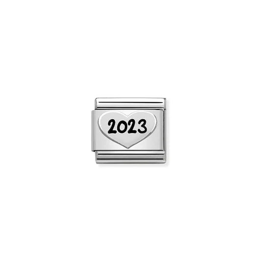 Nomination "2023 szív" charm - 330101-55