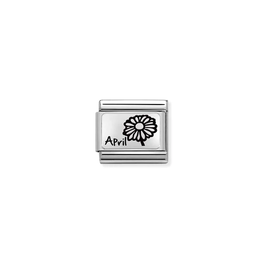 Nomination "Áprilisi születésnapi viráglap" charm - 330112-16