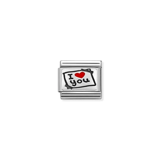 Nomination "I Heart You" charm - 330208-50