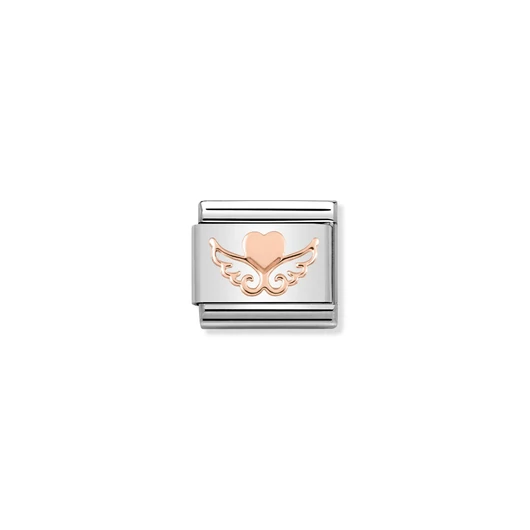 Nomination "Szárnyas szív" charm - 430104-01