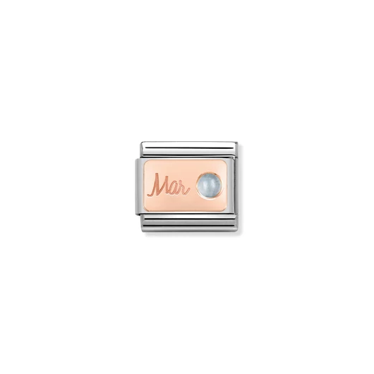 Nomination "Születéskő Március" charm - 430508-03
