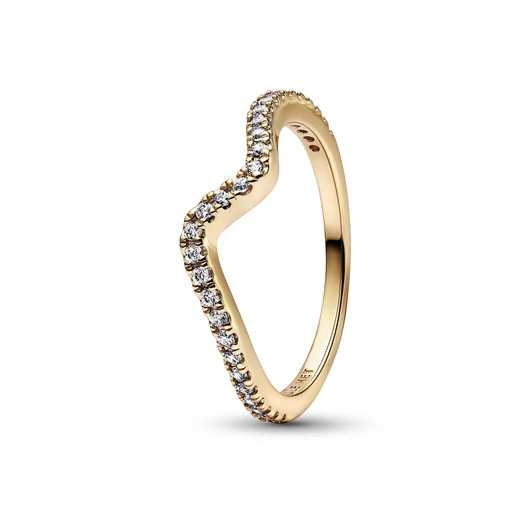 Pandora hullám gyűrű 50-es méret - 162539C01-50