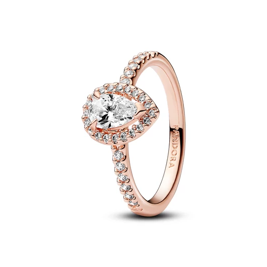 Pandora szikrázó csepp gyűrű 50-es méret - 182835C01-50
