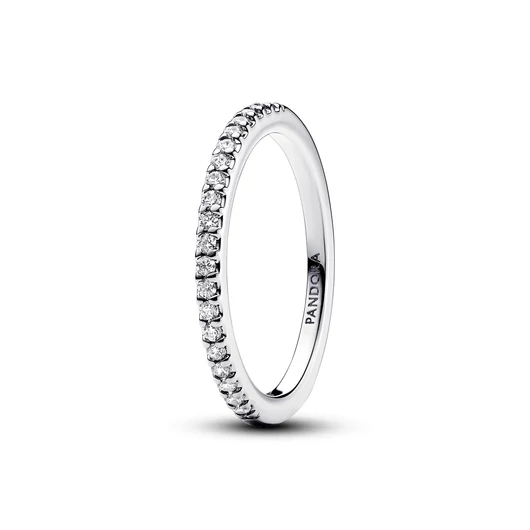 Pandora szikrázó karika gyűrű 50-es méret - 192999C01-50