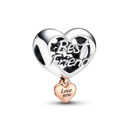 Pandora "Legjobb Barát" Szív charm - 782243C00