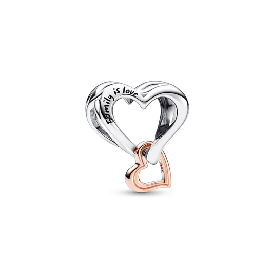 Pandora Áttört végtelen szív charm - 782642C00