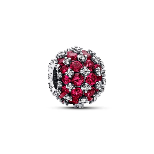 Pandora szikrázó pavé pink charm - 792630C03