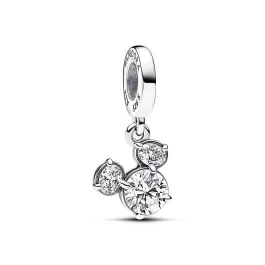 Pandora Disney Mickey egér szikrázó sziluett függő charm - 793031C01