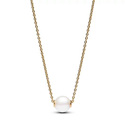 Pandora 14k aranyozott édesvízi tenyésztett gyöngyös nyakánc - 363167C01-45