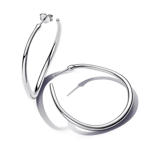 Pandora organikus formájú nyitott karika fülbevaló 42 mm - 293299C00
